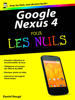 cover image of Google Nexus 4 Poche Pour les Nuls